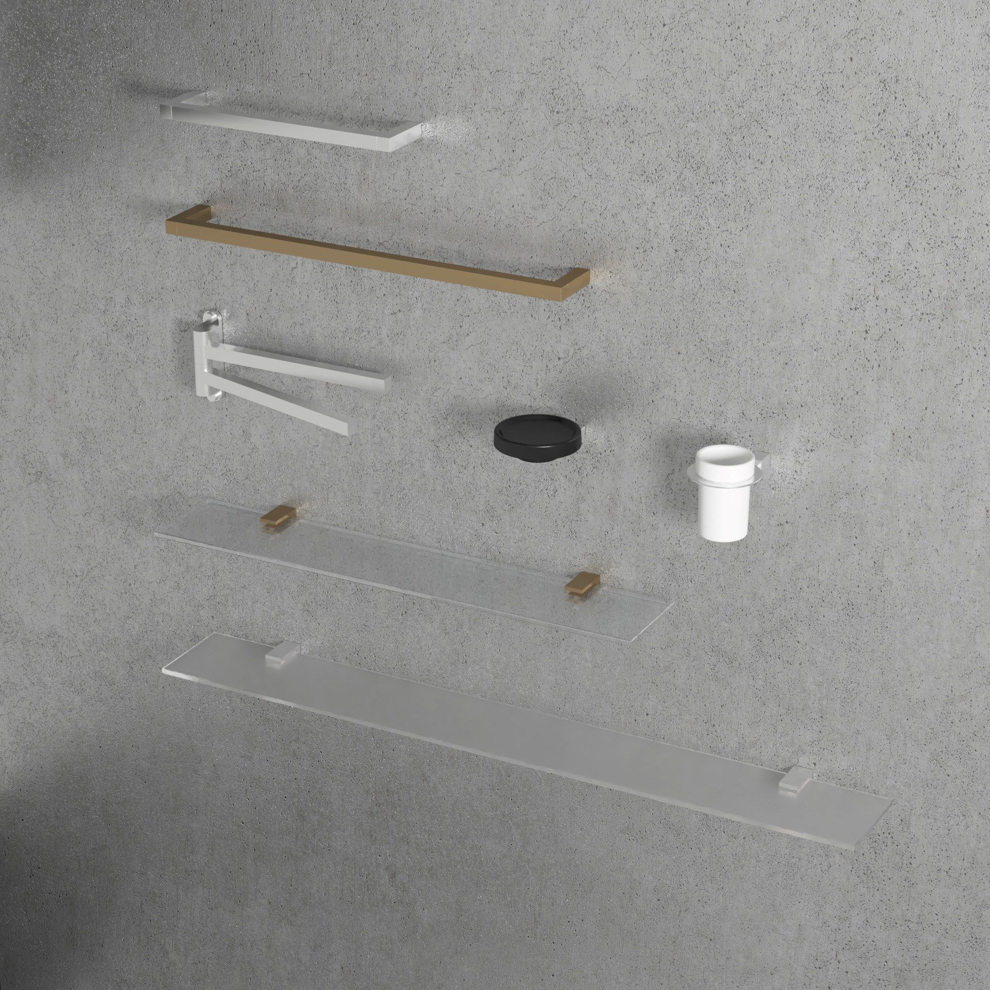 Керамический настенный держатель зубной щетки De Rosso дурман ARCH-00053008 - Вид №1