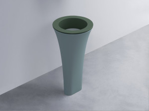 AMLA45-MU+AMPILT-BR+AMCOLT-PL Раковина Amedeo Tondo отдельностоящая cielo Enjoy + Amedeo