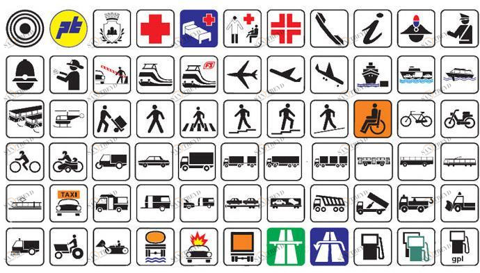 Lazzari Символы для указательных знаков sun-id-1367836