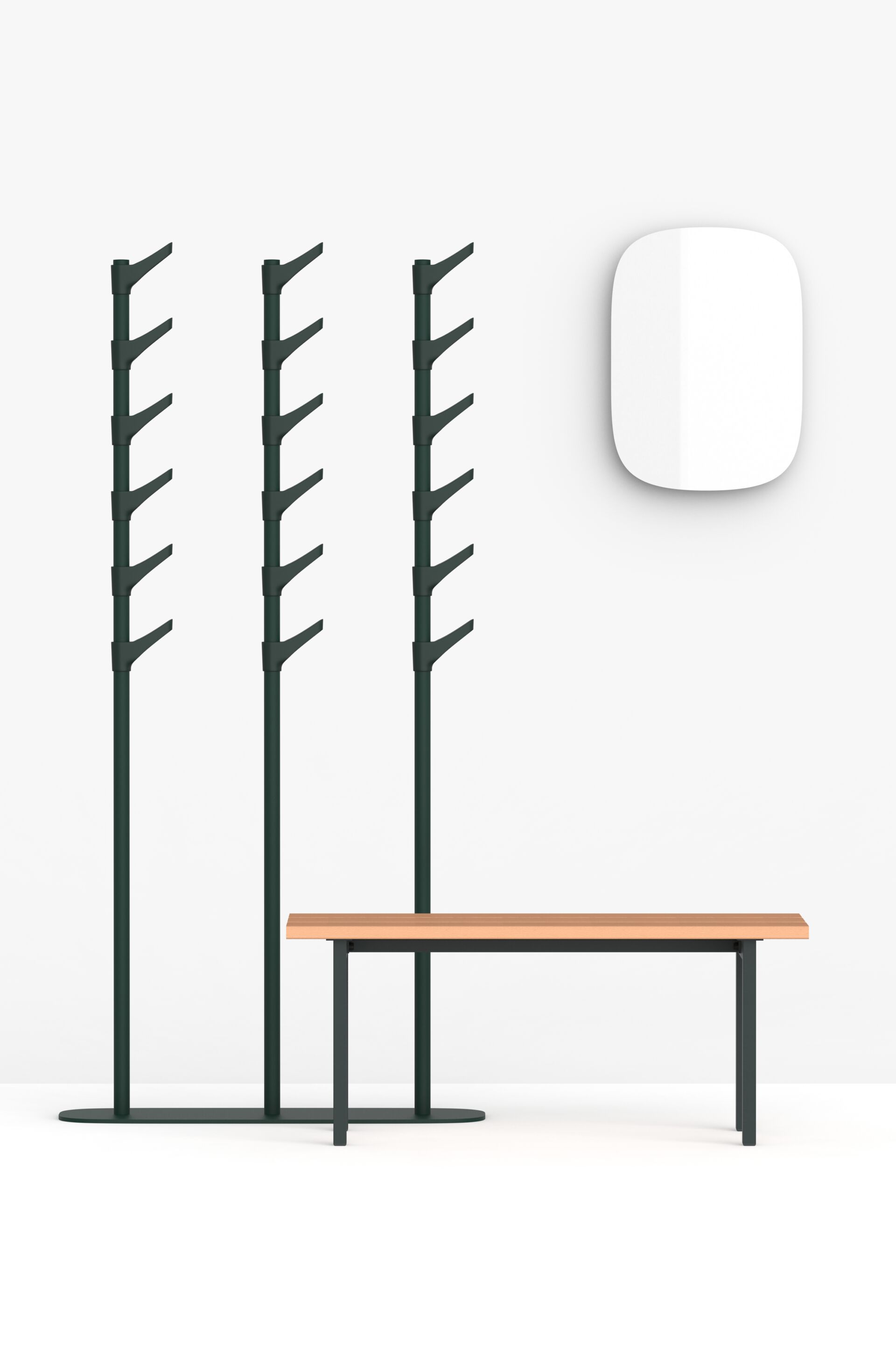 Стальная и пластиковая напольная вешалка FUNCTIONALS слайд ARCH-00035040 - Вид №25