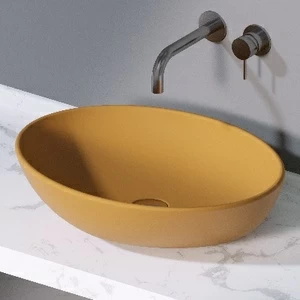 L243133 Накладная раковина на столешницу  овальная A. e T. Italia THIN