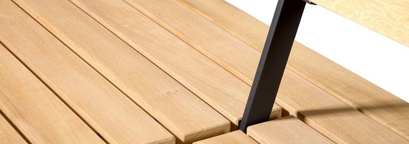 Euroform W Лежащая деревянная скамья со спинкой  379  - Вид №2