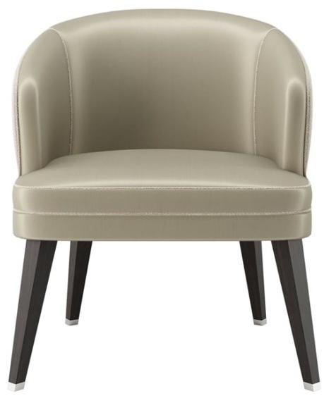 FRATO Кресло из атласа с подлокотниками  Fup010022aay  - Вид №1