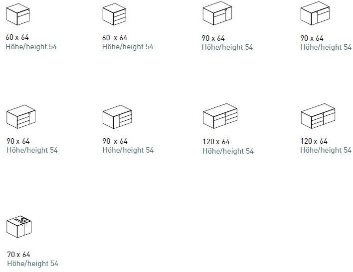 RENZ Комод для офиса Upsite sun-id-1481498 - Вид №12