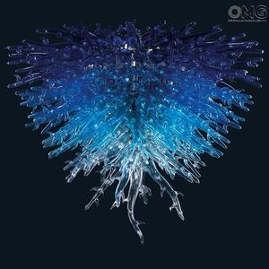 4142 ORIGINALMURANOGLASS Потолочная лампа морской коралл - 16 ламп - муранское стекло OMG 58 см