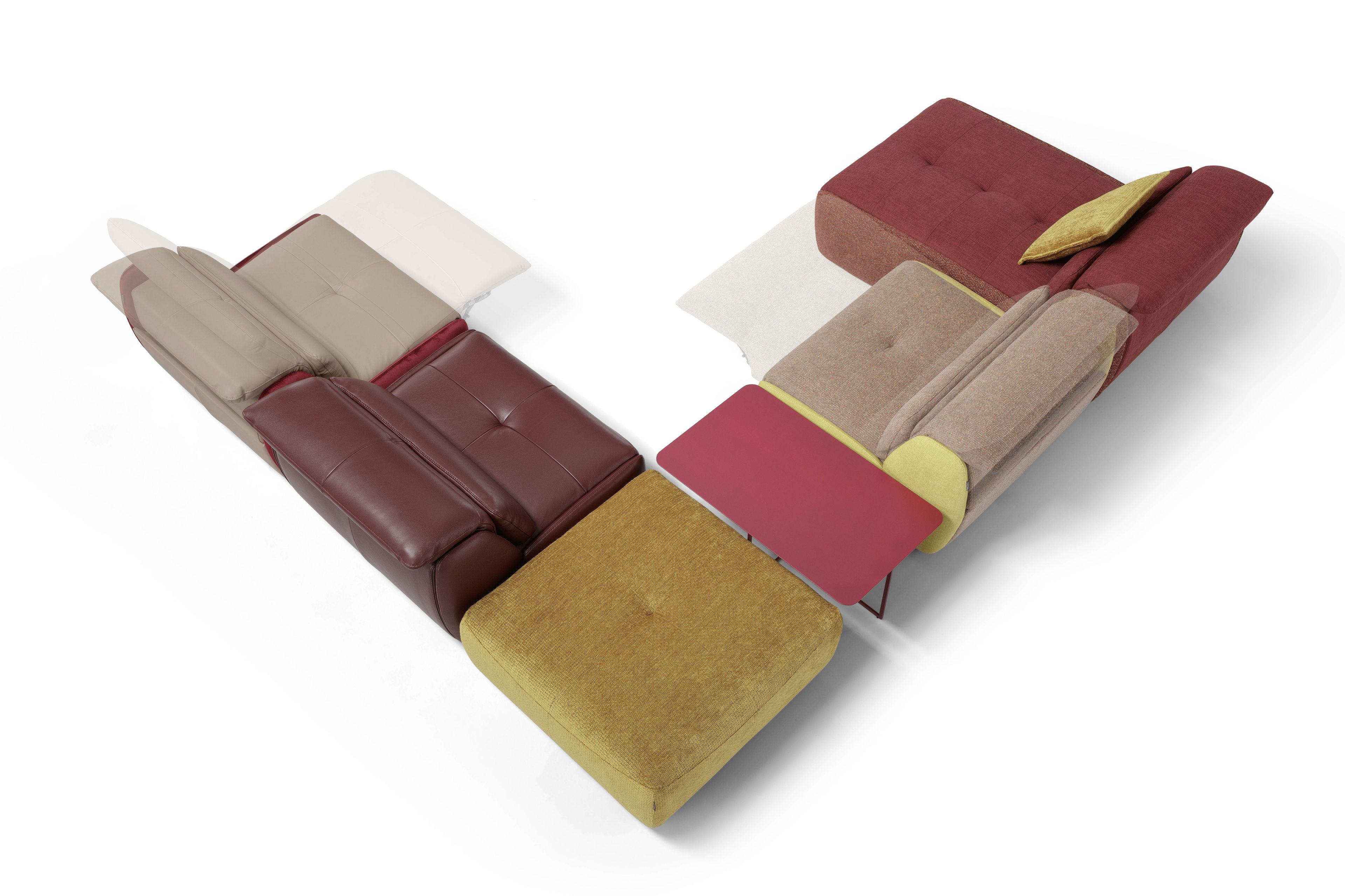 Кожаный диван с электрическим движением Egoitaliano Selfy ARCH-00022295 - Вид №4