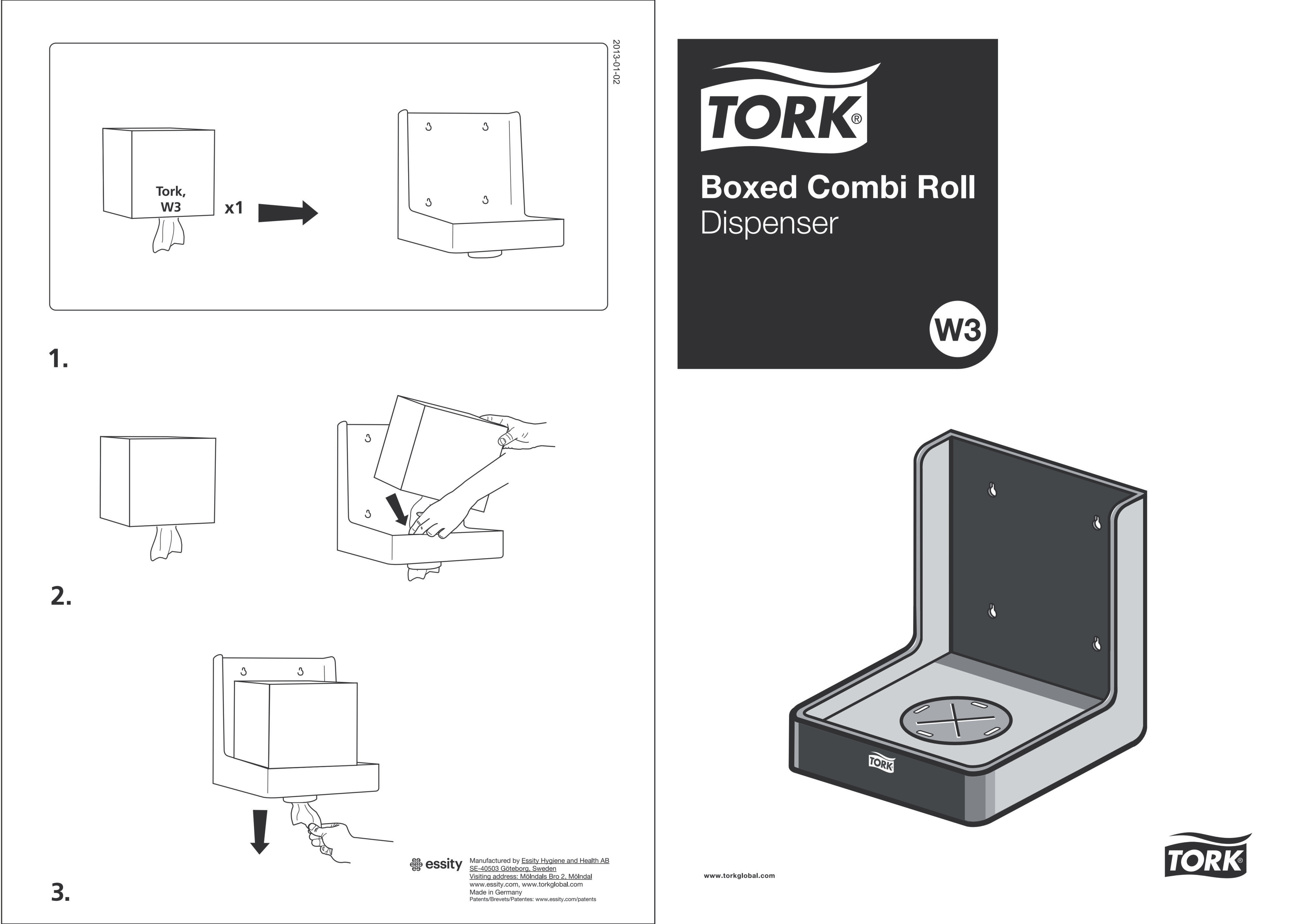 20721038 Диспенсер для комбинированных рулонов в картонной упаковке Tork  - Вид №2