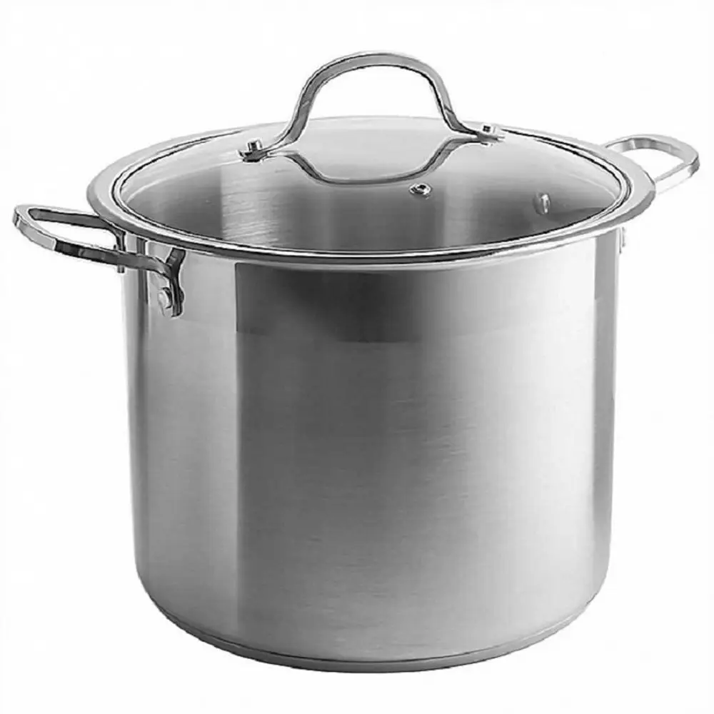 90604359 Кастрюля 17 л Webber Be-128-17l с крышкой нержавеющая сталь цвет серебристый STLM-0865393