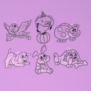 23863 Набор мини-основ для витражей 1 AMOS