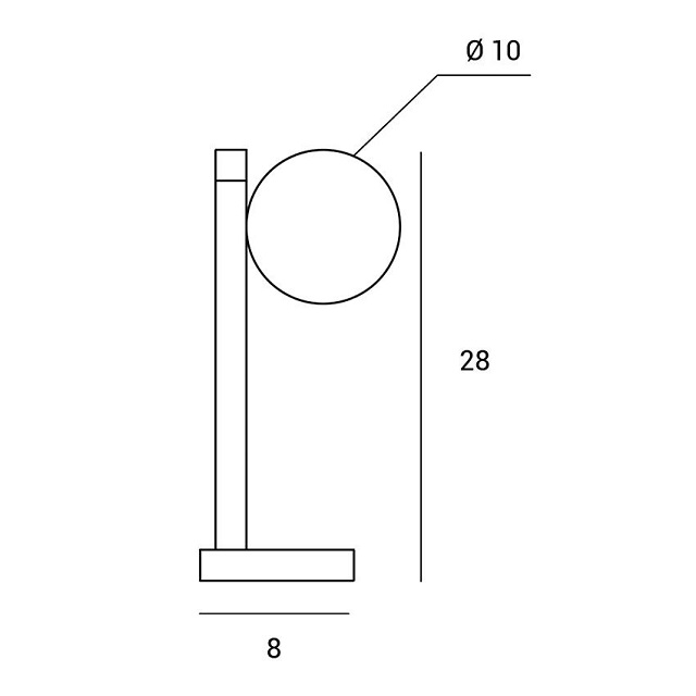 Miloox 1744.105 Настольная лампа POMI Pomì - Вид №2