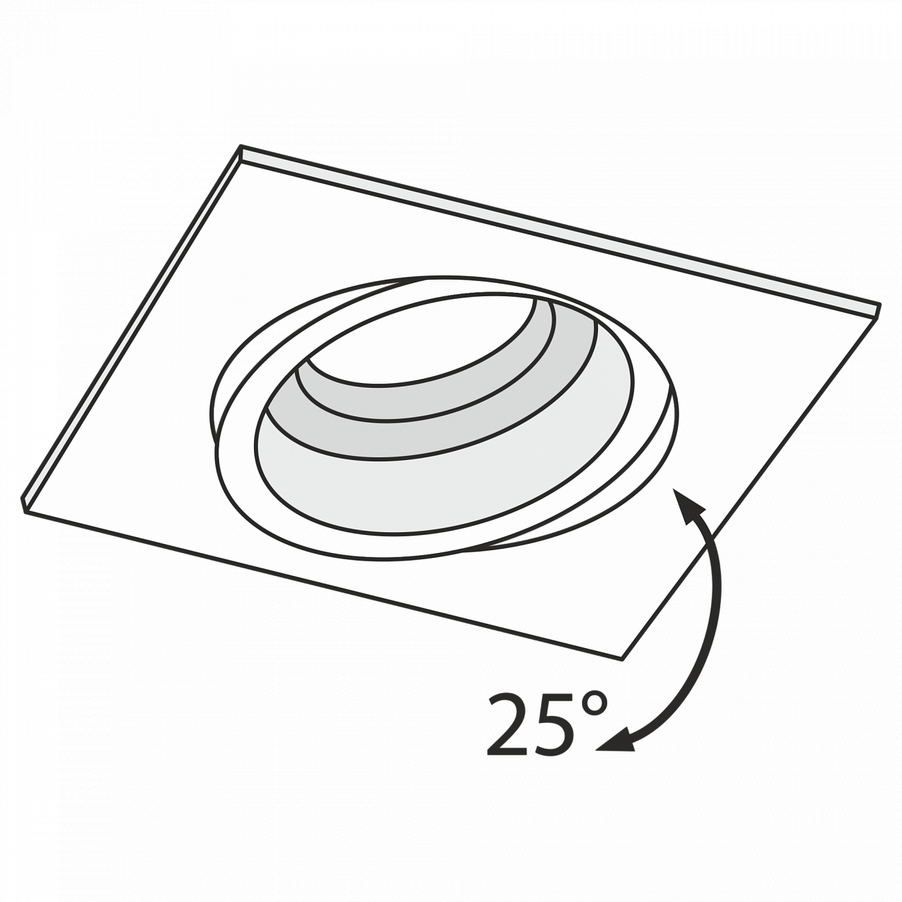 Встраиваемый спот черный Technical Akron DL026 TECHNICAL DOWNLIGHT 00-3957194 Черный  - Вид №5
