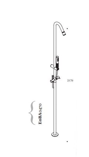 Напольная или настенная душевая колонна Ritmonio Diametro35 ARCH-00077233 - Вид №2