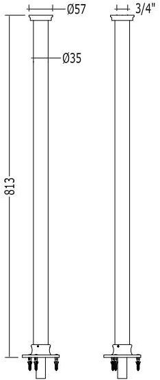 Devon&Devon Смеситель для ванны с ручным душем Dandy sun-id-1464420 - Вид №2