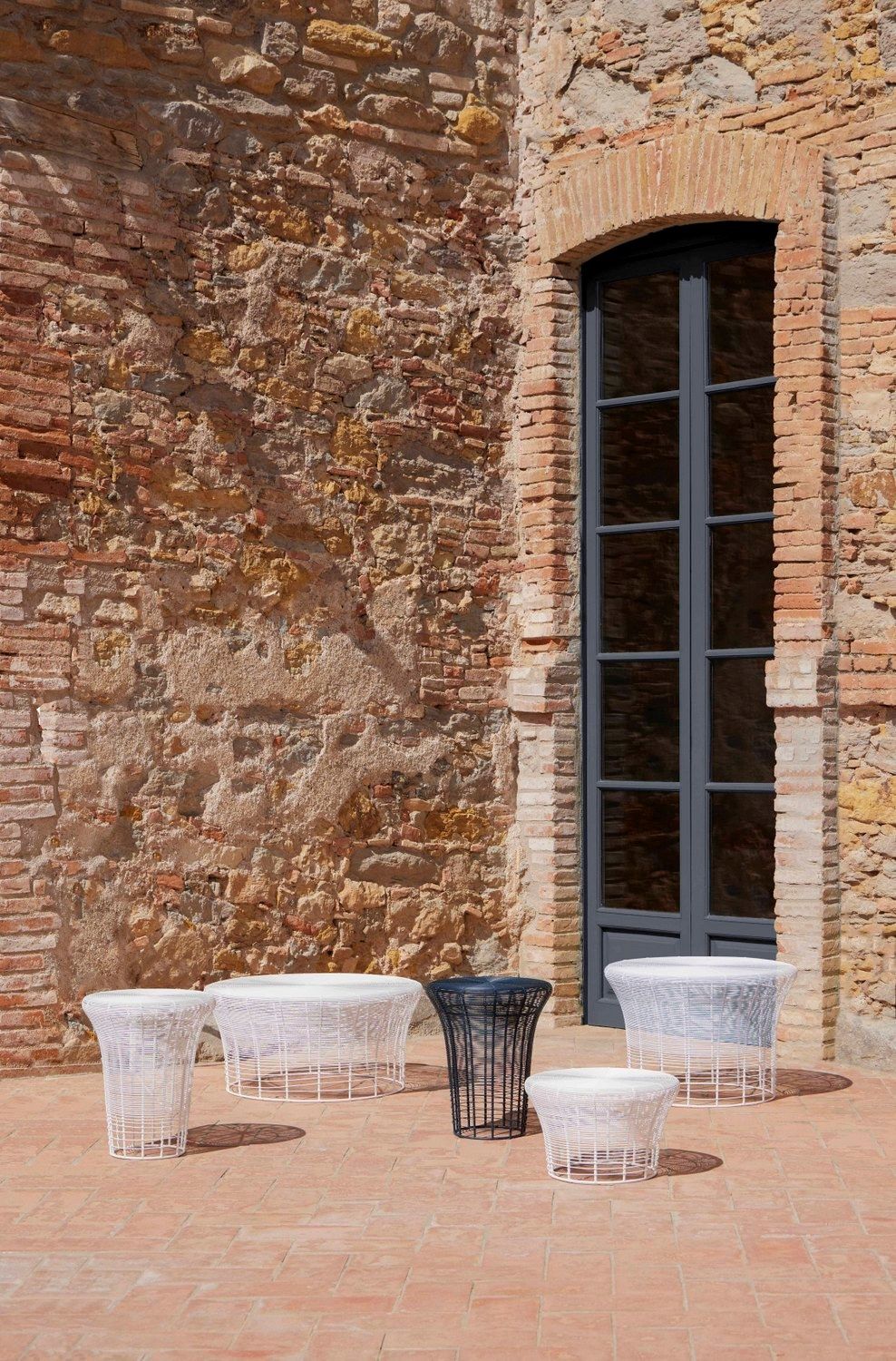 Высокий садовый стул из нержавеющей стали GANDIABLASCO Арам ARCH-00077660 - Вид №3