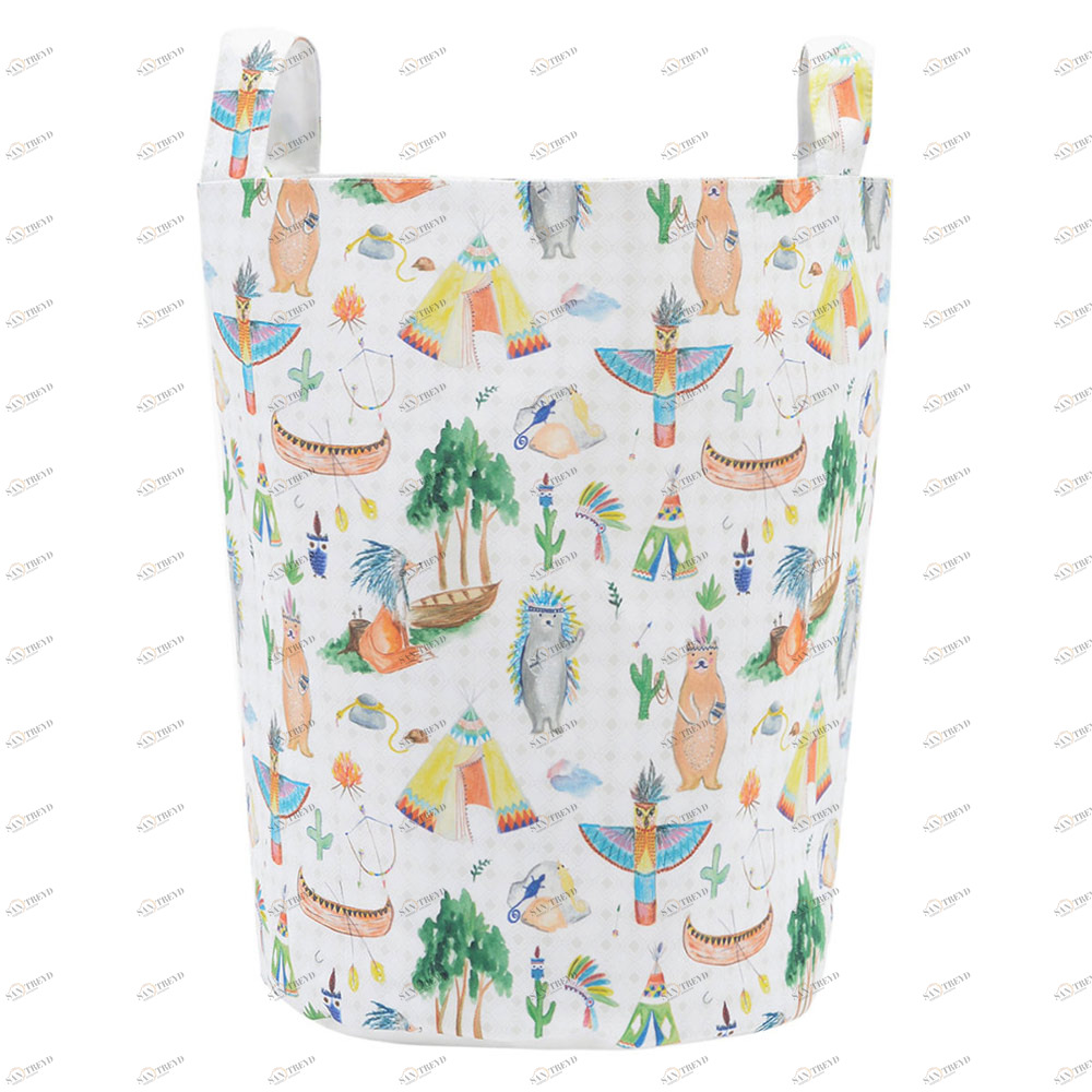 Тканевая корзина Native Party VAMVIGVAM NATIVE PARTY 282056 Белый;желтый;зеленый Santreyd 