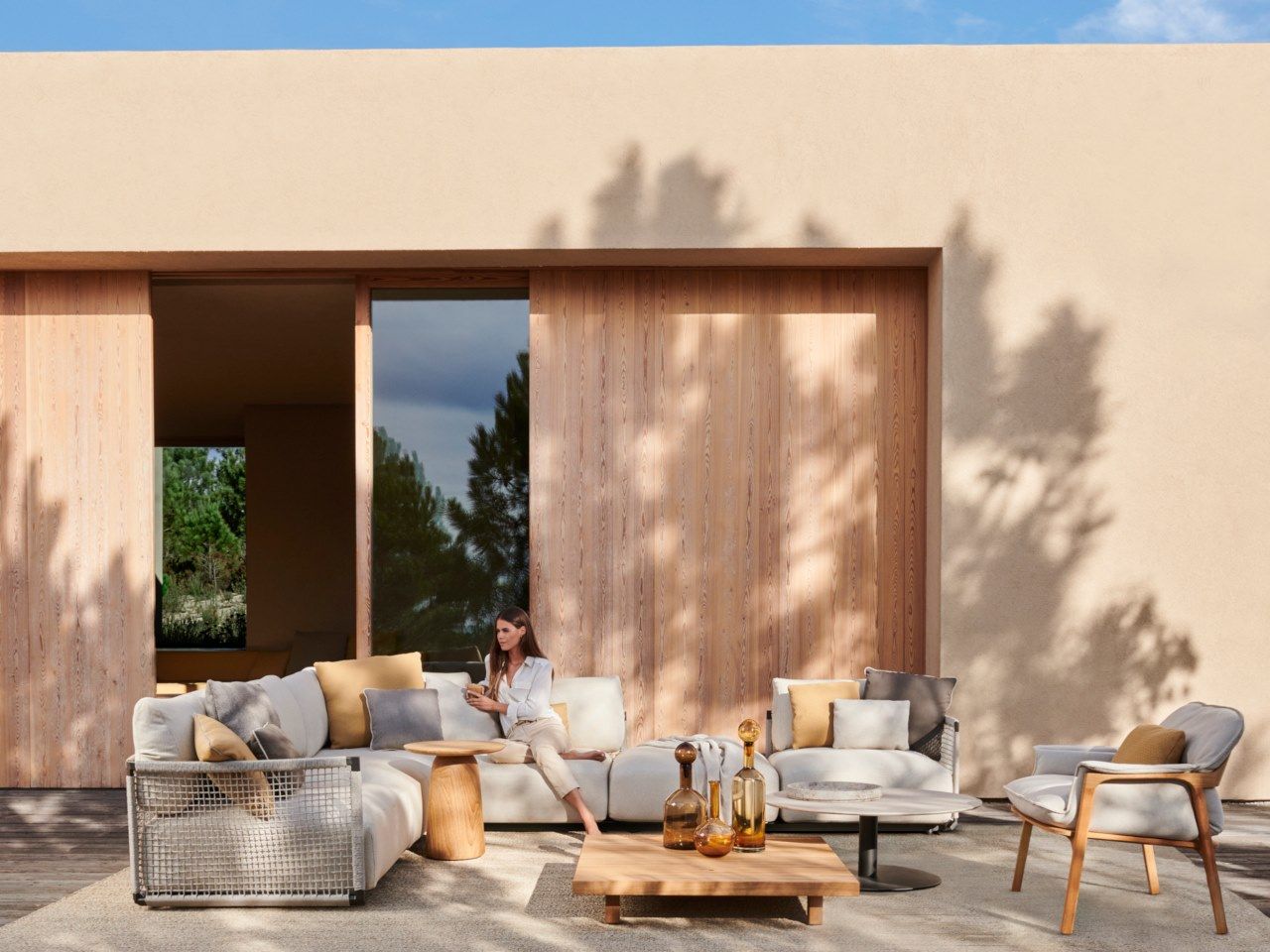 Ткань сад диван TRIBÙ узлы ARCH-00077671 - Вид №2