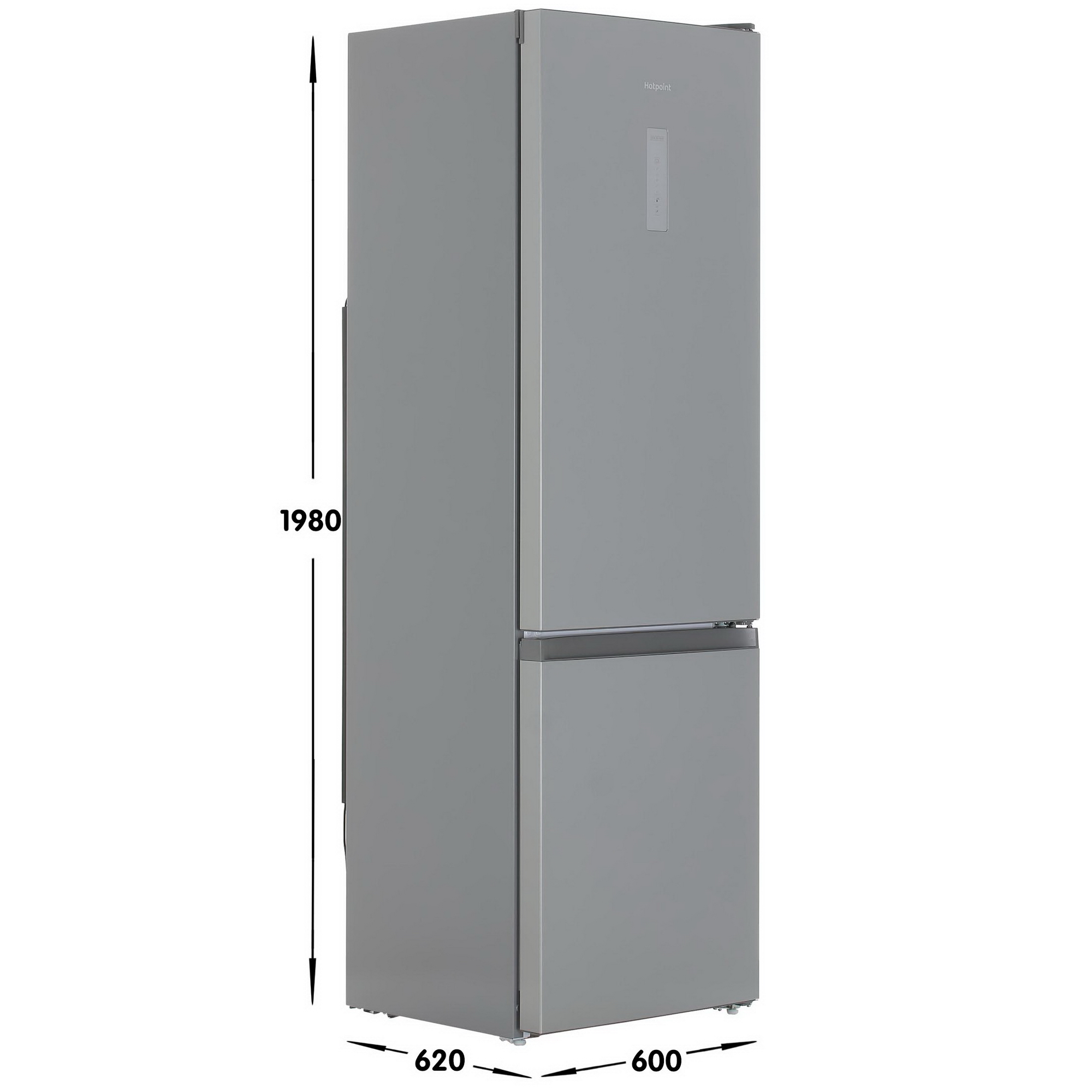 9027545 Холодильник с морозильником   Hotpoint HT 5200 S серый STDN-0037649 - Вид №6