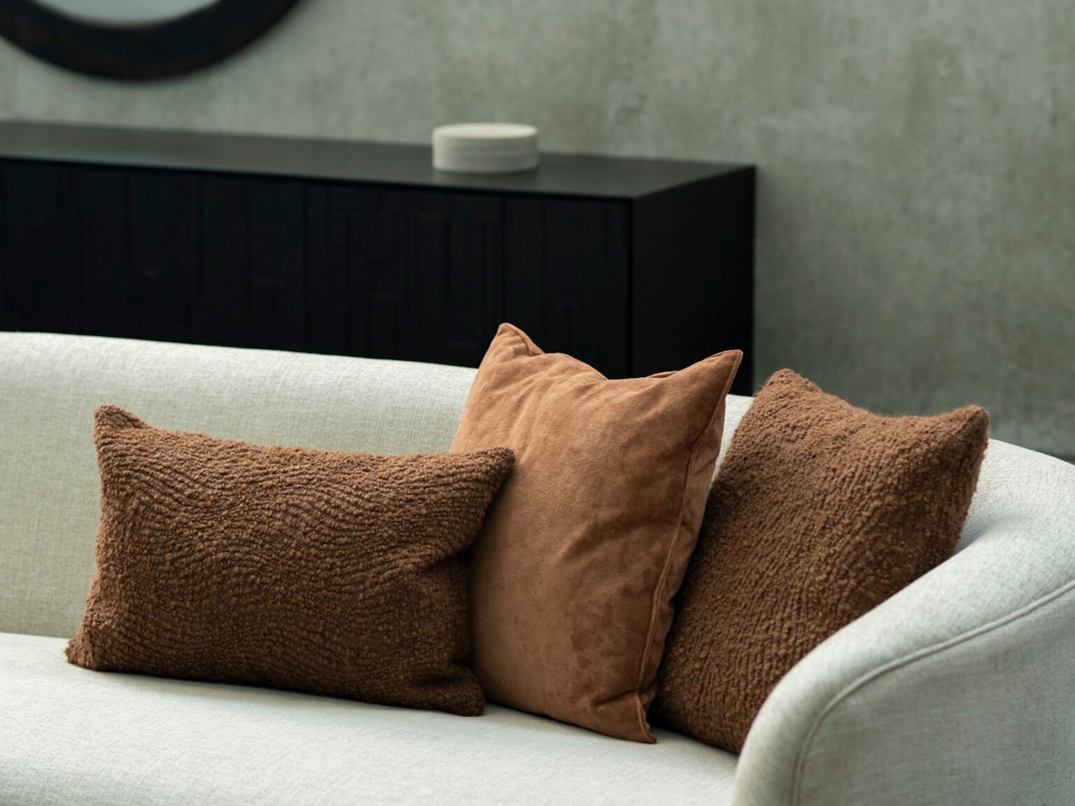 Квадратная подушка из ткани Ethnicraft необходимость ARCH-00034888 - Вид №5