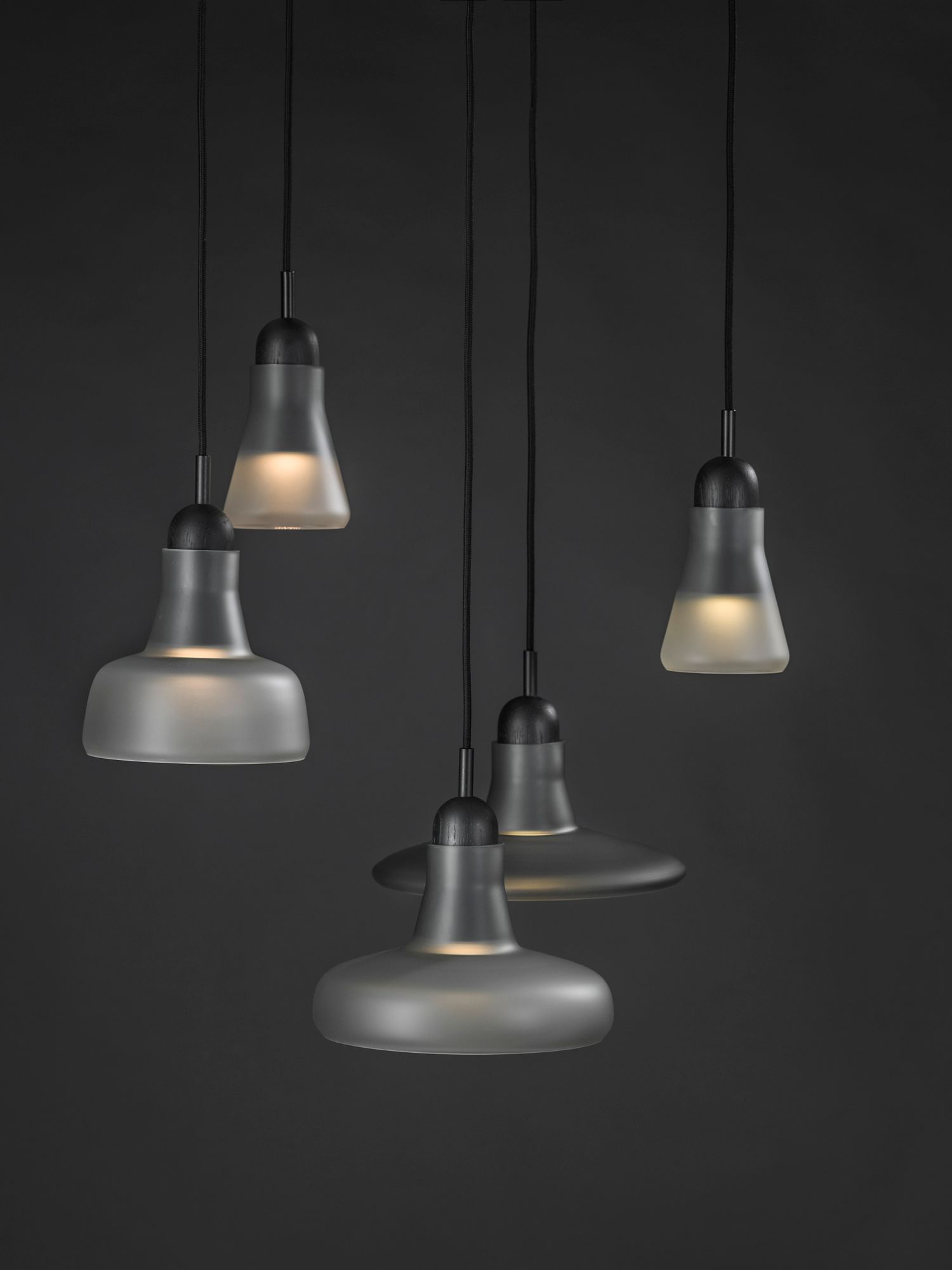 Подвесной светильник из дутого стекла с регулируемой яркостью BROKIS Тени ARCH-00150384 - Вид №23