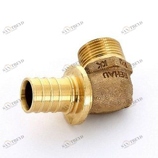 REHAU Угольник RAUTITAN 25Х3/4 НР RX (бронза) 366091