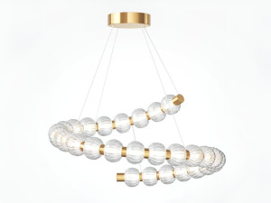 Стеклянный светодиодный подвесной светильник