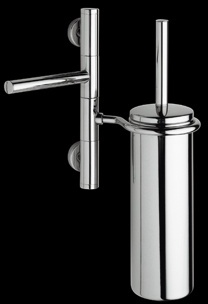 MS445 Стойка подвесная с бумагодержателем и ёршиком bagno&associati Complementi