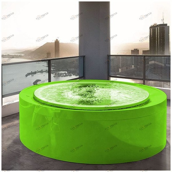 Бассейн Gruppo Treesse Fusion 200 SPA-V8610-S напольный круглый салатовый Fusion SPA SPAV8610S