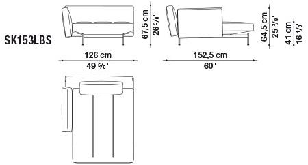 B&B Italia Модульный тканевый диван Saké sun-id-1382720 - Вид №6