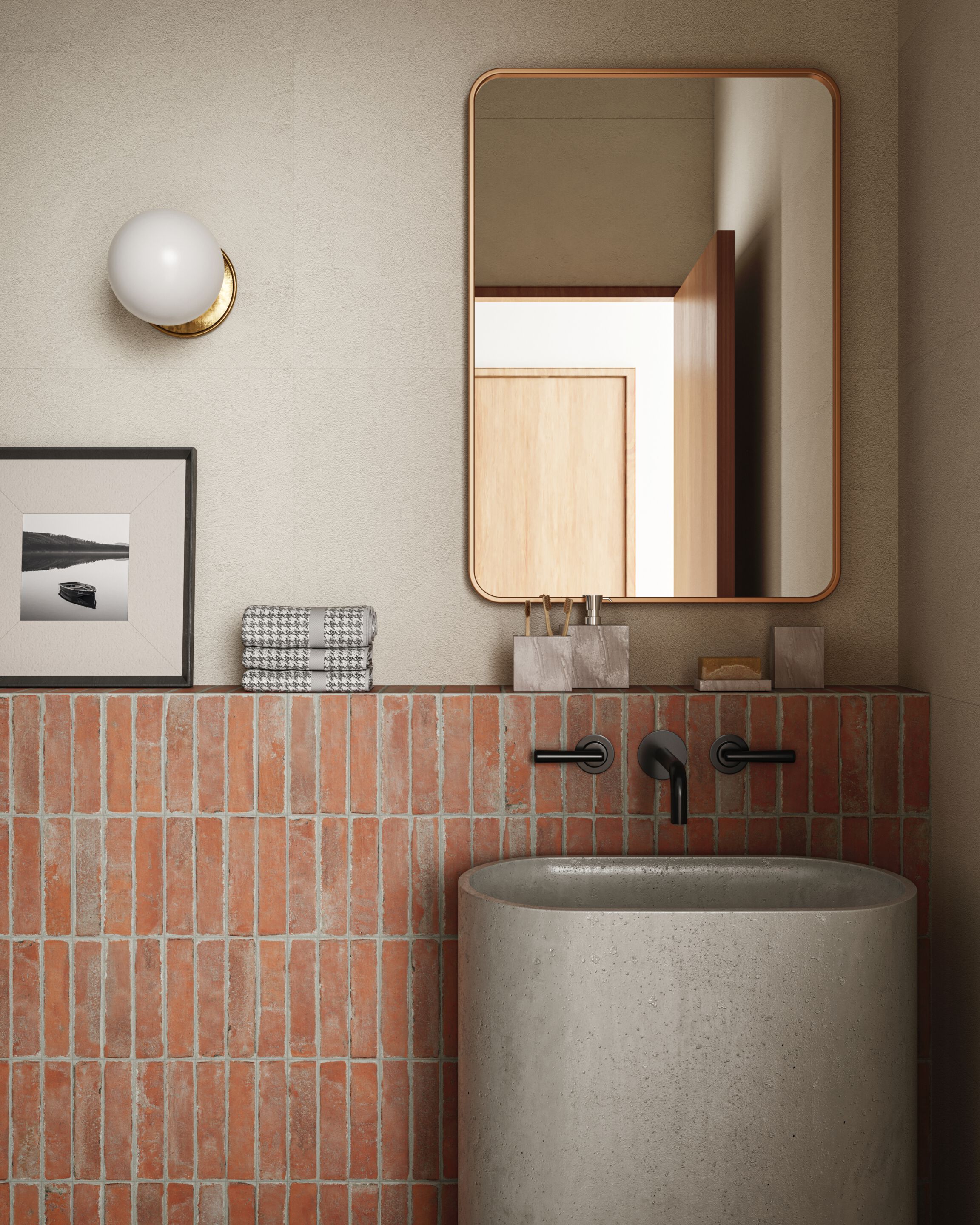 Напольное / керамогранит с терракотовым эффектом CERAMICA SANT'AGOSTINO бит ARCH-00144945 - Вид №2