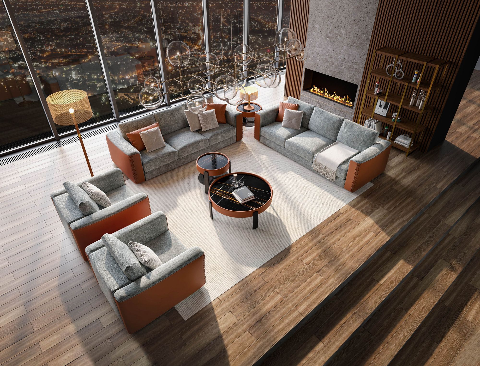 3-местный тканевый диван Formitalia Clarissa ARCH-00012105 - Вид №1