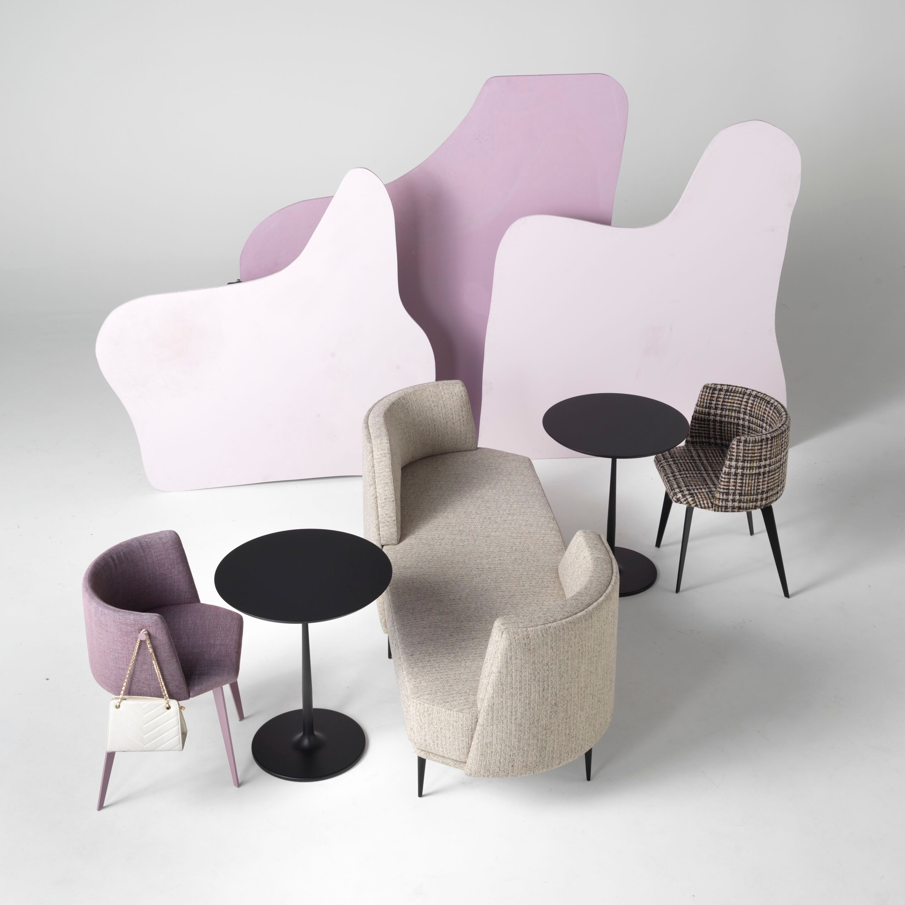 2-местный тканевый диван vis à vis SITIA Pergy ARCH-00001688 - Вид №2