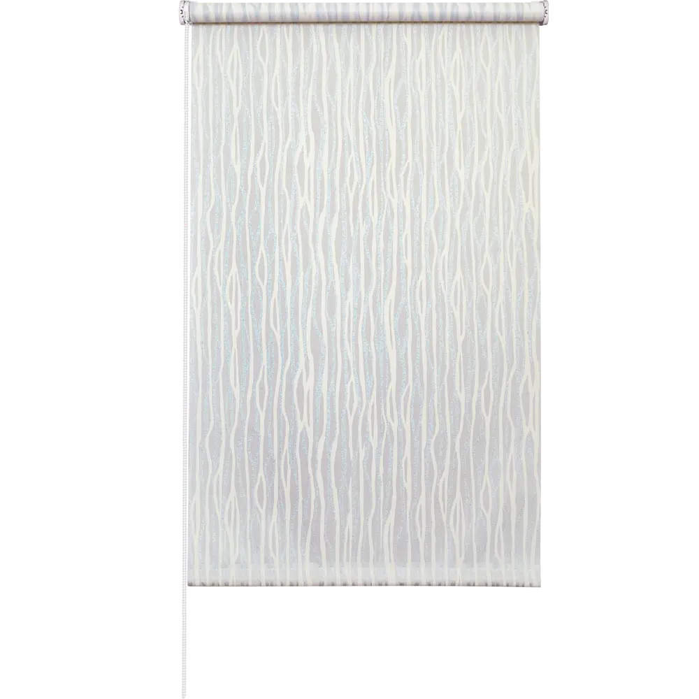 Штора рулонная Смуги 50x160 см бирюзовая GARDEN STLM-2182512