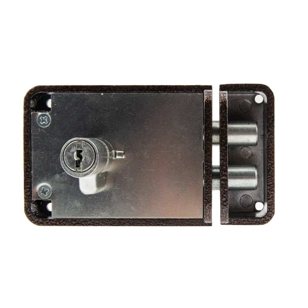 ЗЕНИТ ЗН1-3 — Накладной замок с двумя ригелями в медном исполнении 85302637 STLM-0061032 - Вид №2