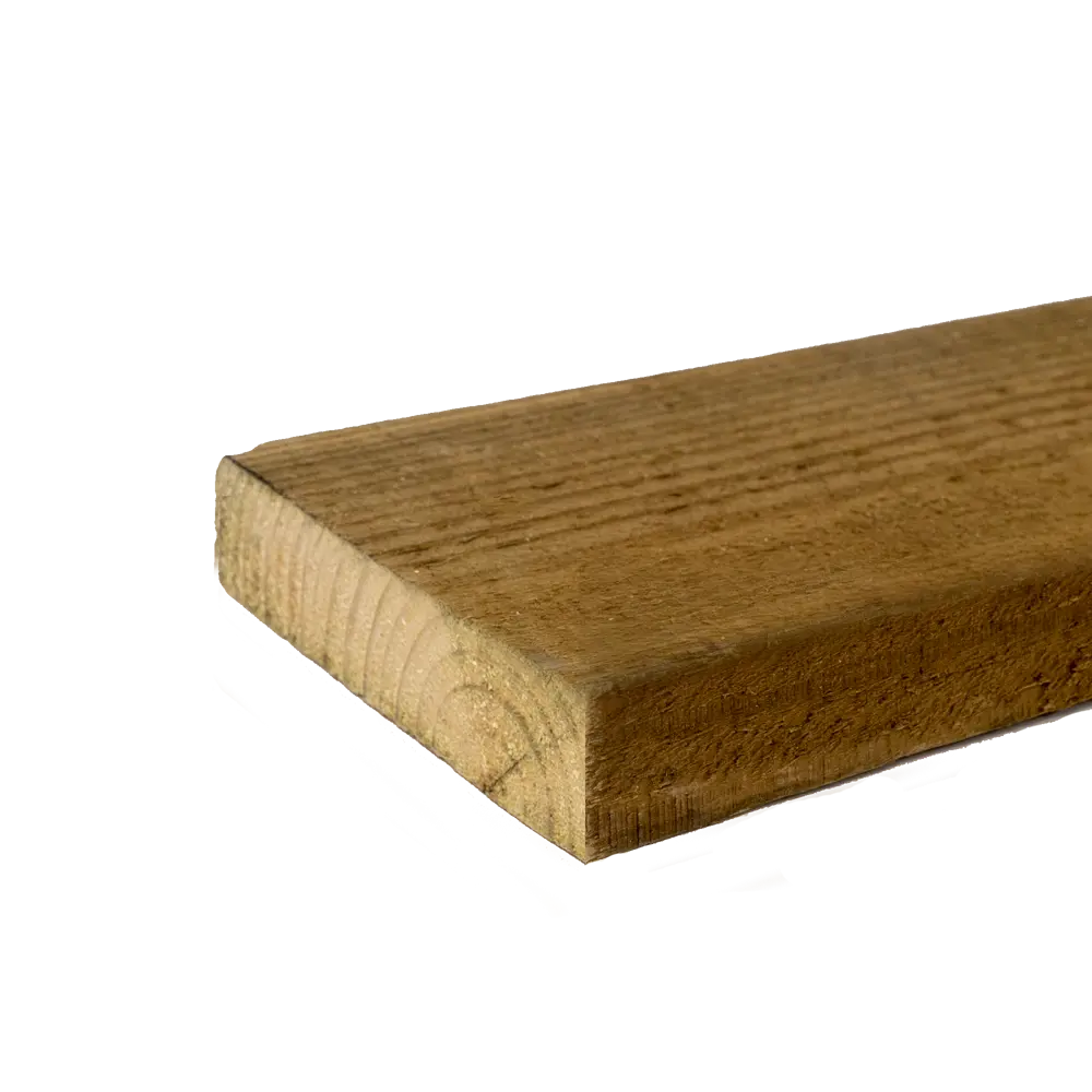 Доска нестроганая импрегнированная 25x100x3000 мм хвоя оптима ФГИС ЛК РУСШПАЛА STLM-2068158