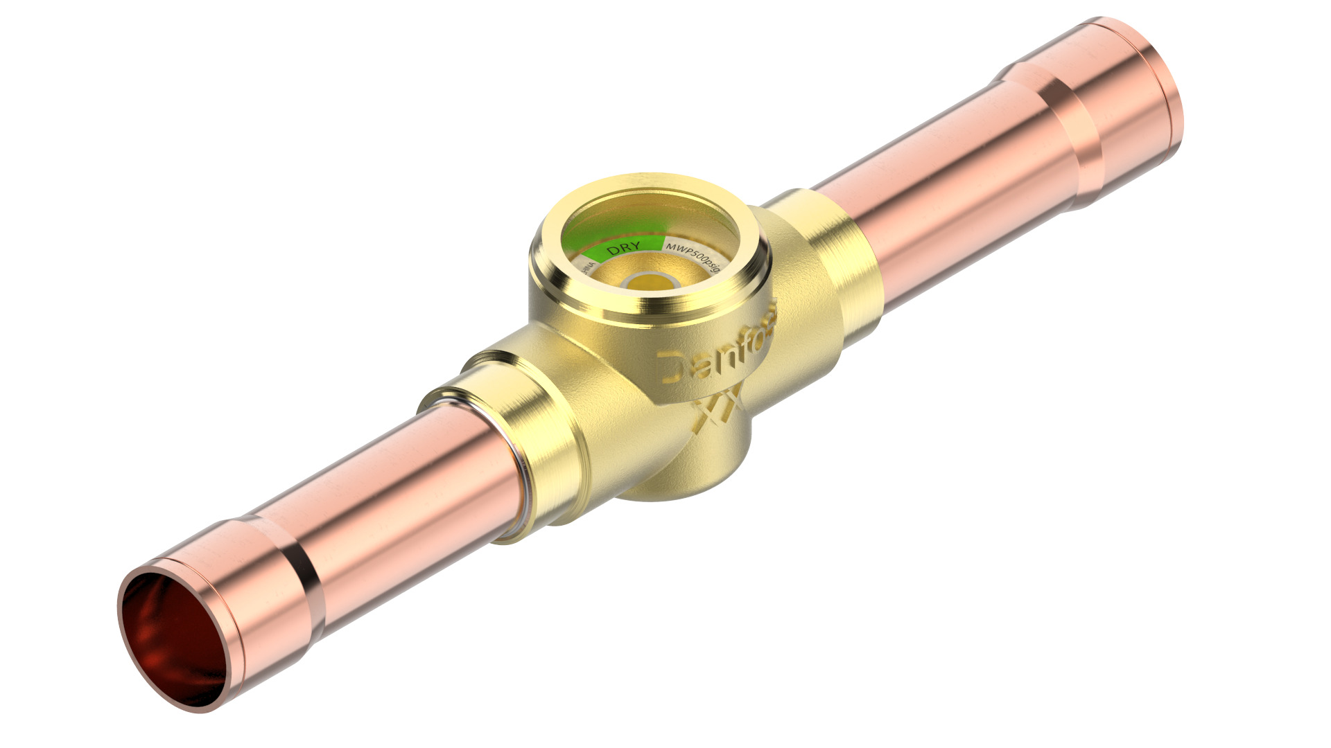 Danfoss SGN — Смотровые стекла с индикатором влажности SGN 18 Смотровое стекло 014-0195  - Вид №4