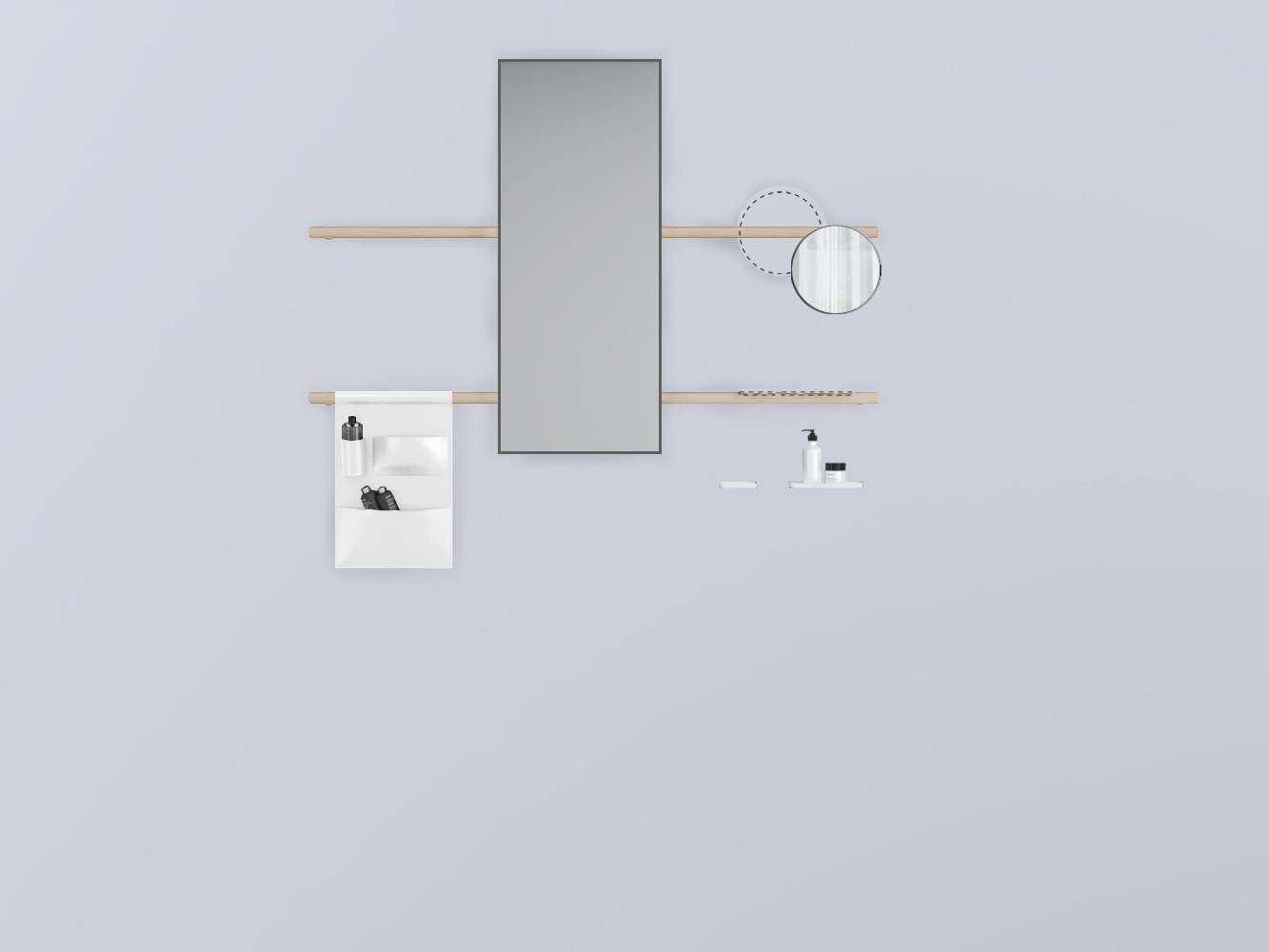 SWSTRE-RS+SWSPR-CM+SWSPI-NM+SWM10-BI+SWM20-BI+SWSCR-BI . прямоугольный дерево cielo Siwa Ceramica Cielo