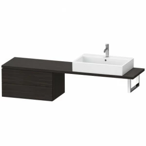 LC584806969 Шкафчик для компактной консоли L-Cube #LC5848 720 x 477 мм Орех брашированный (натуральный шпон)