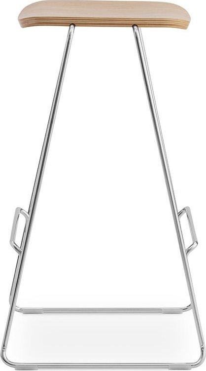 602680 Barstool 75 см Дуб / Хром Normann Copenhagen Just - Вид №2