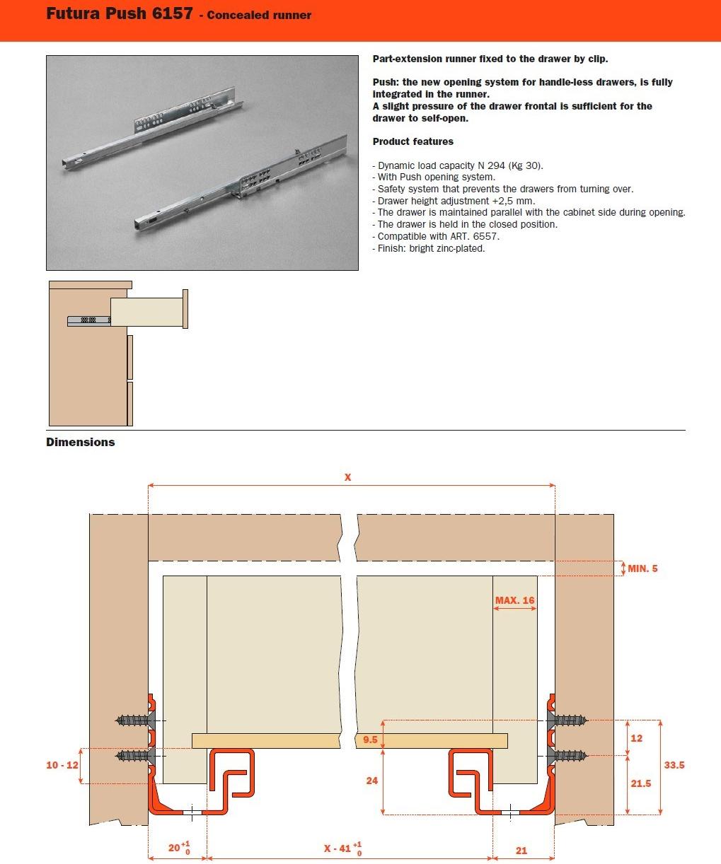 SALICE Направляющая с 3-сторонним зажимом sun-id-1432412 - Вид №2
