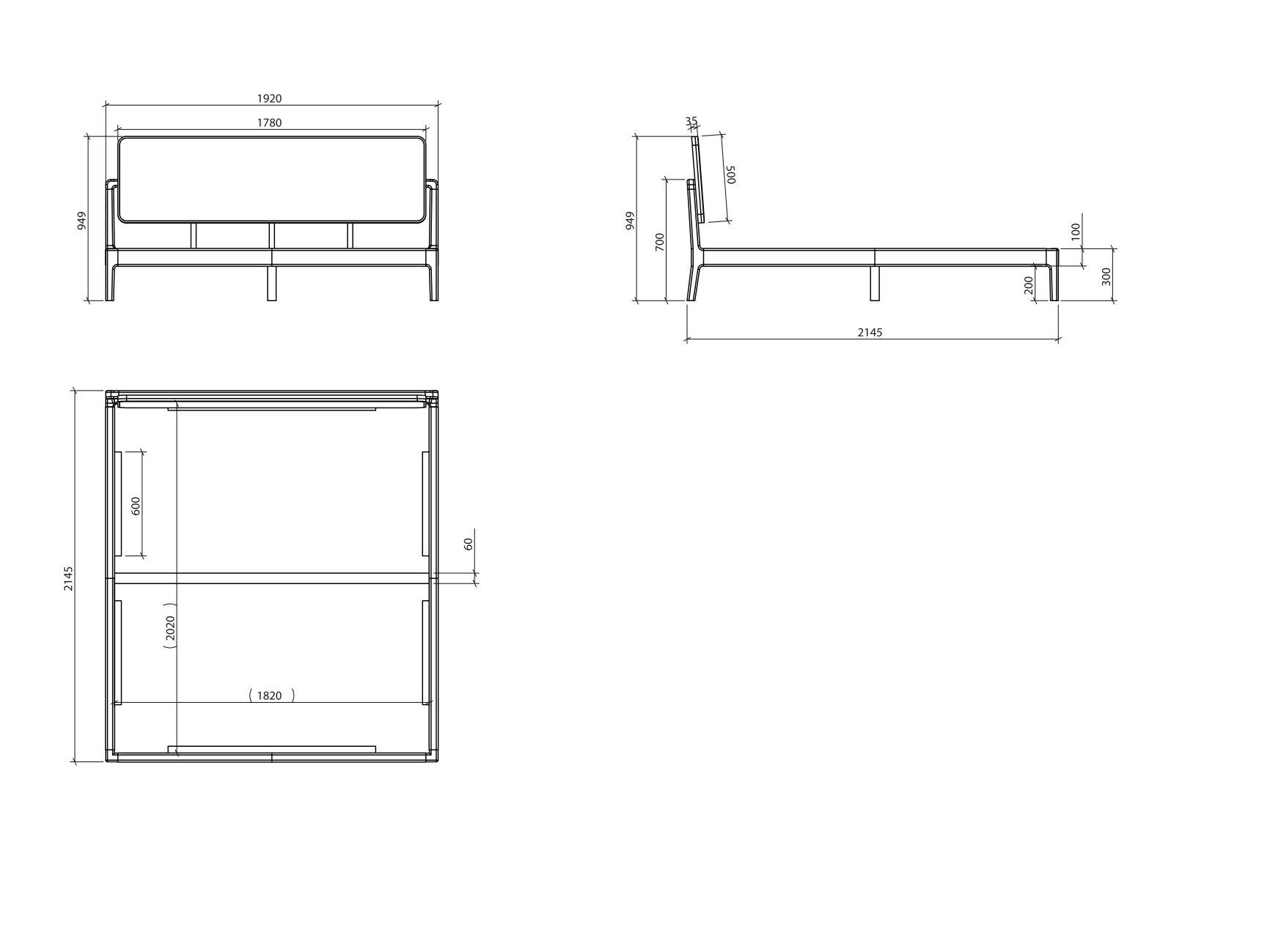 Двуспальная кровать Laskasas Essence ARCH-00104299 - Вид №4