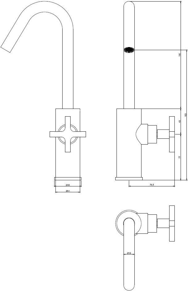 Water Evolution Смеситель для мойки из хромированной латуни Mix&match sun-id-1346718 - Вид №1