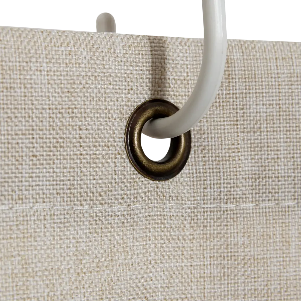 Штора для ванны Naturel, 180х200 см, полиэстер, цвет бежевый MOROSHKA STLM-2082888 - Вид №4