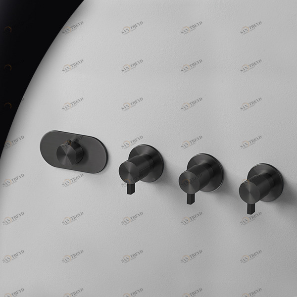 Термостат для душа розовое золото TOOX Radomonte TXQ56C