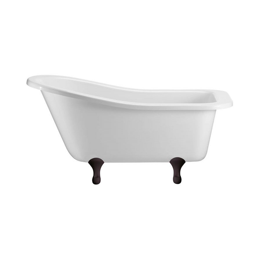 Burlington Бакингемские тапочки для ванн со стандартными ножками с ножками Period в Chrome E6 E9 CHR  - Вид №3