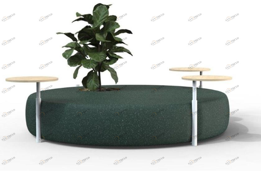 BLOSS Мягкое сиденье с кадкой и столиками Maxi sun-id-1424604