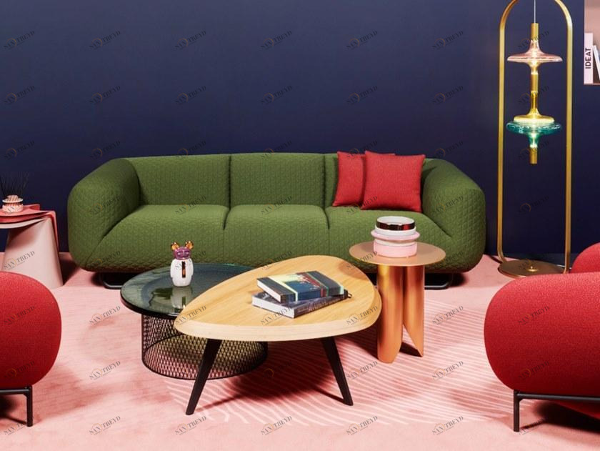 Cider Edition 3-х местный тканевый диван sun-id-1424114