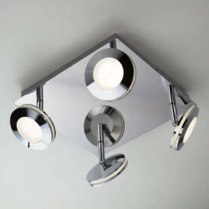 Светильник потолочный цвета хром Eurosvet 20002/4 EUROSVET RОUND 00-3891881 Хром