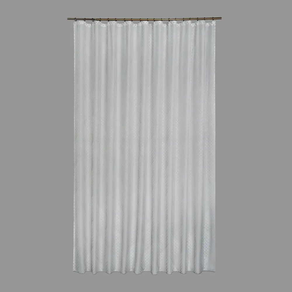 Тюль на ленте «Ромбы», 250x280 см, геометрия, цвет серый GARDEN STLM-2181084 - Вид №1