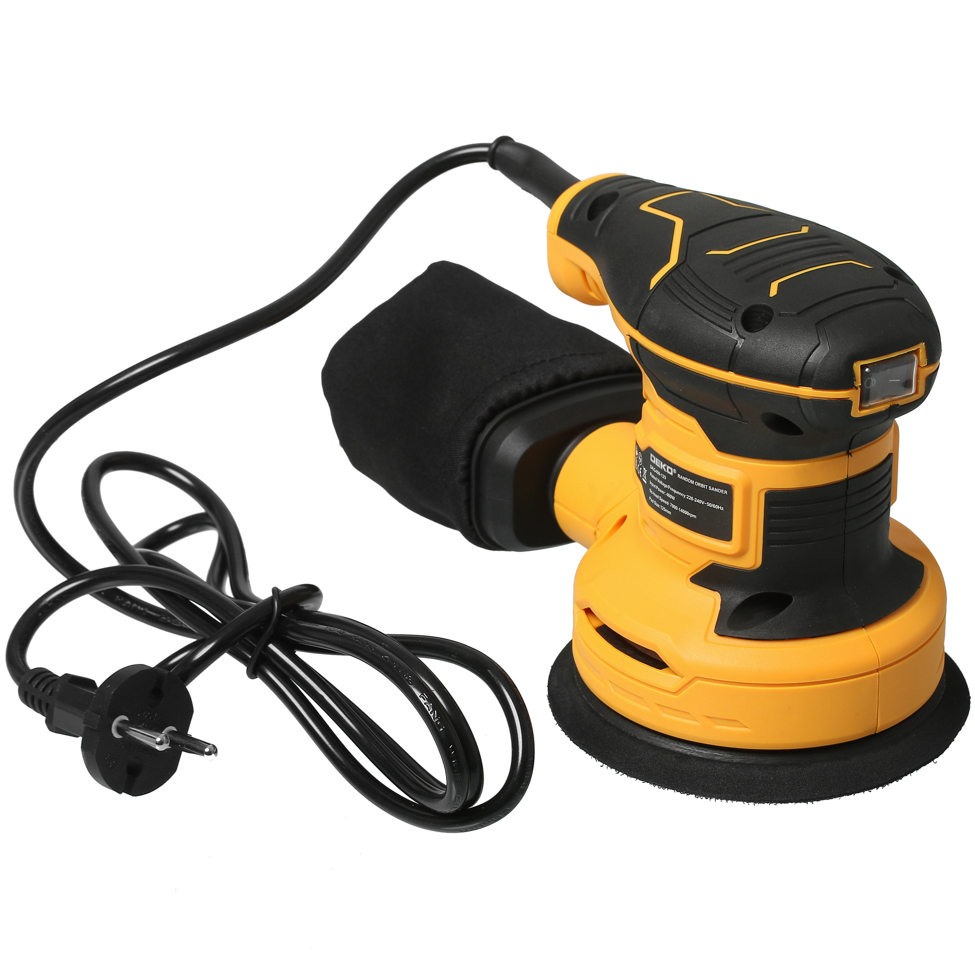 Эксцентриковая шлифмашинка DEKO DKG400-125 5304912 STDN-0105999 - Вид №7