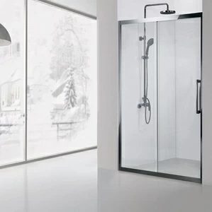 Душевая дверь Aquanet Delta NPE6121 140, прозрачное стекло